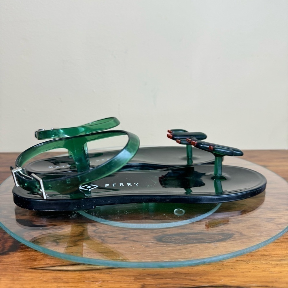 Katy Perry Cactus The Geli Scented Jelly Sandals - Size 6 - Picture 8 of 12